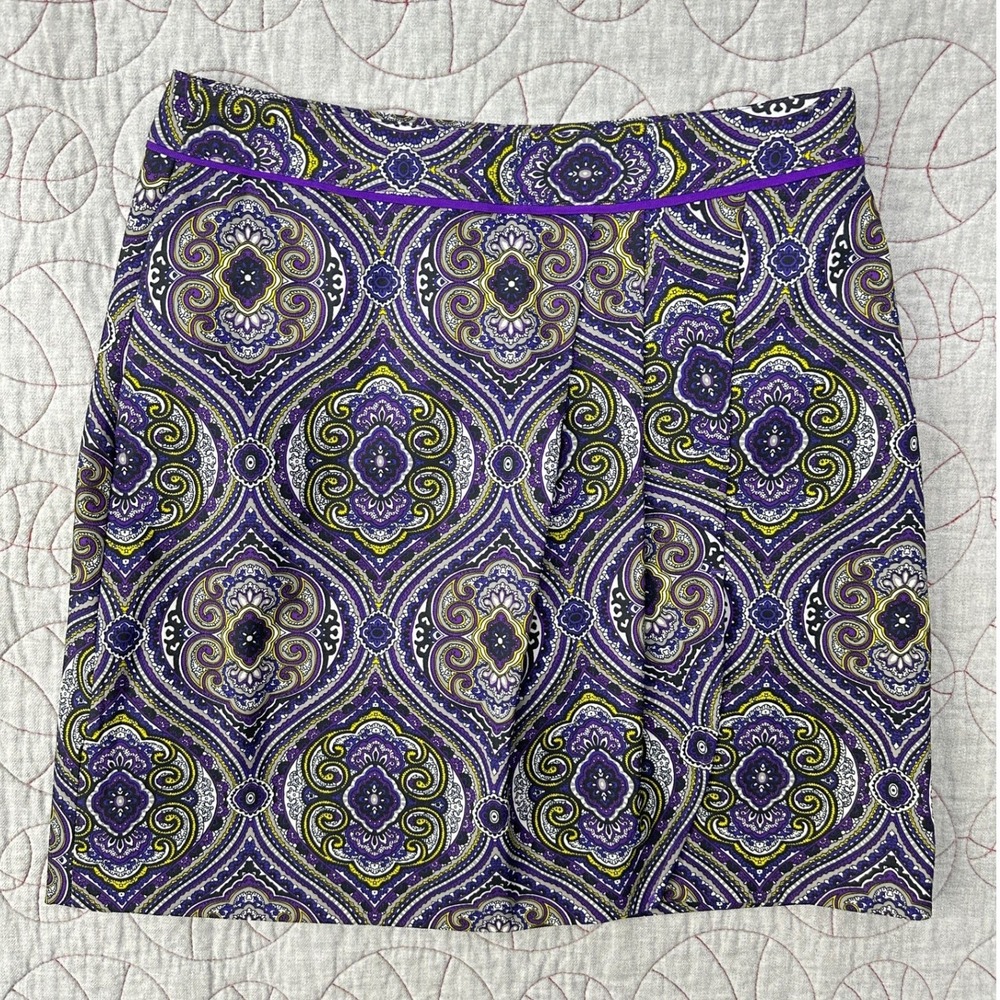 EP Pro Golf Skort Purple Paisley Medallion Built-in Shorts / Women's 0